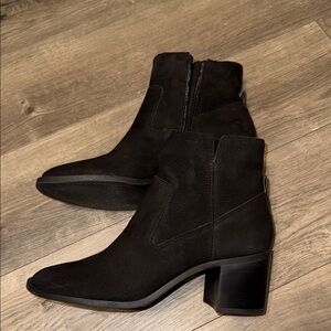 Chelsea & Theodore Black Ankle Booties